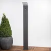 Image de Lucande Borne lumineuse LED Nevio, détecteur, 100 cm, anthracite