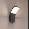 Image de Lucande Applique murale LED Timm, capteur, 20 cm, anthracite, IP54