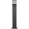 Image de Lucande LED Luminaire extérieur Timm (Moderne) en Noir Aluminium (1 lampe,à), Borne lumineuse luminaire pour socle