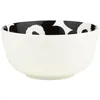 Image de Marimekko Oiva/Unikko Bol 9 dl, blanc, noir