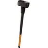 Image de Fiskars Masse forgée 4 kg, Avec pare-faux coup, Tête en acier au carbone/Manche trimatière avec noyau en fibre de verre, Noir/Orange, XL, 120030