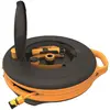 Image de Fiskars Dévidoir S, Set d'Arrosage Tout-en-1, Tuyau de 15 m, Tuyau de taille universelle (Ø 9 mm), Raccord universel pour Robinet, noir/orange, 1020436