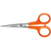 Image de Fiskars Ciseaux de Précision, Classic, Longueur : 13 cm | Pour Droitiers et Gauchers, Lame en Acier Inoxydable/Manche en Plastique, Orange, 1005153
