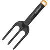 Image de Fiskars Fourche à fleurs, 3 dents, Longueur: 26 cm, Plastique renforcé de fibre de verre, Noir/Orange, Solid, 1000696