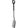 Image de Fiskars Bêche télescopique à bord rond pour sol meuble et peu caillouteux, Longueur: 105-125 cm, Acier au bore, Noir/Argenté, SmartFit, 1000620