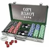 Image de Mallette de poker - Tactic - ProPoker 300 Jetons - Aluminium et Plexis - Mixte
