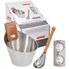 Image de Harvia SN-SA006 - Kit Seau Louche Hygromètre Thermomètre - Pour Sauna