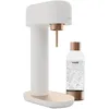 Image de Mysoda Ruby 2 - Machine à eau pétillante design avec une bouteille d'eau en PET (sans cylindre de CO2) - Blanc-Cuivre