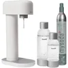 Image de Mysoda Pack Ruby - Machine à eau pétillante avec 2 bouteilles d'eau en PET et une cylindre de CO2 - Blanc