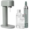 Image de Mysoda Pack Ruby - Machine à eau pétillante avec 2 bouteilles d'eau en PET et une cylindre de CO2 - Vert sauge (Pigeon)