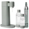 Image de Mysoda Toby Kit de purification d'eau en composite de bois renouvelable avec cylindre de CO2 et bouteilles en plastique sans BPA Quick-Connect de 0,5 l