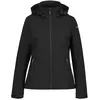 Image de Ice Peak Blouson à Capuche en Softshell pour Femmes Brenham, Noir, 38