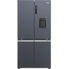 Image de Haier CUBE 90 SERIE 5 HCR5919EHMB / Design Cube 4 portes/Distributeur d'eau & bac à glaçons/Ligne XL/MyZone & Humidity Zone/ABT/Volume utile 525 L/Obsidienne Black Inox