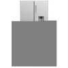 Image de Refrigerateur americain HCR3818EWMM(UK) Haier 307.0 gris ventile (no frost) en occasion ou reconditionné