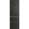 Image de Réfrigérateur combiné - HAIER - 3D 60 Series 5 HTW5618ENPT - Classe E - 360 L - 185 x 595 x 667 cm - Noir