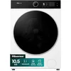 Image de Hisense WF5I1045BWQ Machine à laver à chargement frontal 10,5 kg, classe A-40%, 1400 tr/min, 15 programmes, automatidose, connectivité, vapeur, refresh, écran tactile, maxi panier, programme rapide