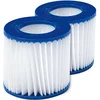 Image de Jilong Lot de 2 filtres de Piscine Catridge No. II-im pour Piscine Blanc Ø 106 x 136 cm Ø 52 mm