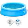 Image de Avenli Marin Blue Prompt Set Piscine autoportante Bleu