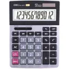 Image de DELI Calculatrice bureau métallique 12 chiffres Dual Power