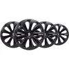 Image de Sparco Ensemble de 4 Couvre-Roues de 14 Pouces, Housse de Roue de Voiture Noire Sicilia SPC1470BK