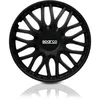 Image de Sparco Enjoliveurs Treviso - 15-pouces - Noir - Set de 4 pièces