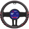 Image de Sparco Housse de Volant de Voiture Universelle SPS101 Rouge et Noire Anti-décoloration