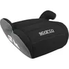 Image de Sparco Siège auto rehausseur pour enfants noir/gris i-Size pour garçons et filles. Homologué ECE R129/03 125-150 cm. Avec housse lavable de 3 cm. Fabriqué en ABS haute résistance
