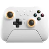 Image de 8Bitdo Ultimate 2 Wireless Controller for Windows & Android, Gaming Controller with TMR Joysticks, Switchable Hall Effect/Tactile Triggers, Motion Control, RGB Fire Ring, 8Speed Wireless Tech, White