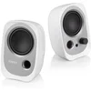 Image de EDIFIER R12U - Kit d'enceintes 2.0 bureau USB Blanc (4 Watts) Avec port Bass Reflex Port, Prise jack pour casque et bouton de réglage du volume