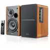 Image de Edifier R1280DBs Enceintes de Bibliothèque Bluetooth Actives - Entrée Optique - Enceinte de Moniteur de Studio sans Fil 2.0-42 W RMS avec Sortie de Ligne de Caisson de Basses - Grain de Bois