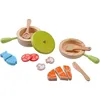 Image de Dinette en bois Set Casserole et Poêle EverEarth® - Jouets bois