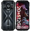 Image de DOOGEE S118 Telephone Portable Incassable 2024, 20Go + 512Go Smartphone Incassable Helio G99 Android 14, 10800mAh/33W, 120GHz 6.58" FHD+, 50MP+12MP Version Nuit Antichoc, IP68/ IP69K/ 4G Dual SIM/NFC