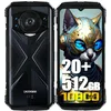 Image de DOOGEE S118, Helio G99 20GB + 512GB, Batteria 10800mAh / 33W, Rugged 4G Téléphones Portables Débloqués, 50MP (Infrarossi 12MP)+ 8MP + 32MP Smartphones, 6,58 pollici, NFC Noir