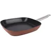 Image de San Ignacio Agros - Pan de grill 24 cm - en aluminium forgé - Quananium intérieur - revêtement noir - Extérieur en couleur de terre