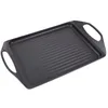 Image de 45 x 27cm plaque de grill - Aluminium fondu - Intérieur de Whitford en noir et extérieur en noir - résistant régulièrement avec point d'induction