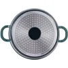 Image de BERGNER Excalibur | Casserole de 20 cm de diamètre et 9 cm de hauteur | Avec couvercle | Fabriqué en fonte d'aluminium | Convient au four et à induction | Vert