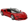 Image de Véhicule Interactif Jouet Ferrari SF90 Rouge Modèle 1:14 Rastar Voiture Télécommande pour Enfants Garçons