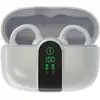 Image de Blackview AirBuds 15 - Écouteurs OWS à clipser avec écran LED étanche IPX5 et Bluetooth 6.0, Blanc BAIR15_WHI