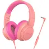 Image de Blackview FitBuds K1   Casque Audio Filaire Supra-Auriculaire pour Enfants avec Microphone Intégré et Son Stéréo 3D, Rose BFBK1_PINK