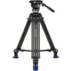 Image de Benro A673TM Trépied vidéo Double étape en Aluminium Tête S8PRO Bol 75 mm Sections 3 Pieds Levier de Verrouillage