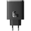 Image de Baseus Travel Charger Cube Pro GaN Quick Charger C+C+U, 65W, Black EU (P10152301113-00)