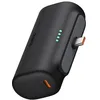 Image de Baseus Power Bank avec connecteur USB C pliable intégré, chargeur portable 5000 mAh 20 W, pour iPhone 15/15 Plus/15 Pro/15 Pro Max, Samsung S22/23 Series (Noir)