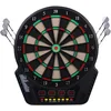 Image de HOMCOM Cible Jeu de flechettes électronique Professionnel 27 Jeux 243 Variations - Fléchettes pour 1 à 16 Joueurs, 6 fléchettes et 24 Pointes Souples, Convient pour Les fêtes et Les soirées de Jeu