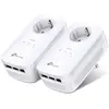 Image de TP-LINK TL-PA8030PKIT 1200 Mbps Pack de 2 Adaptateurs CPL (3 Ports Ethernet Gigabit, Prise Intégrée)