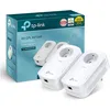 Image de TP-Link CPL 1300 Mbps avec 1 Port Ethernet Gigabit et Prise Intégrée, Kit de 2, 2×2 MU-MIMO - Solution idéale pour profiter du service Multi-TV, 4K et des jeux en ligne à la maison (TL-PA8015P KIT)