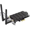 Image de TP-Link Carte WiFi Archer T6E, Carte PCIe AC 1300 Mbps, 867 Mbps sur 5 GHz et 400 Mbps sur 2,4 GHz, Antennes détachables, Beamforming, MIMO 2×2, Compatible Windows 11/10/8.1/8/7/XP