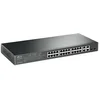 Image de TP-Link T1500-28PCT(TL-SL2428P) Smart Switch Niveau 2 avec 24 Ports 10/100 RJ45 PoE + 4 Ports Gigabit RJ45 (2 Ports Combo SFP, Rackable)