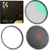 Image de K&F CONCEPT Filtre 72mm Black Mist 1/4 Magnétique Black Diffusion Installer Rapide avec Bague Base et Bouchon Devant en métal pour Objectif Appareil Photo Numérique