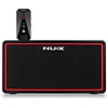 Image de Amplificateur d'entraînement stéréo Nux Mighty Air, ampli d'entraînement pour Guitare électrique (Haut-Parleur 2 Pouces, système sans Fil Bluetooth et embarqué, Batterie Rechargeable intégrée), Noir