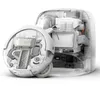 Image de DJI ROMO P Robot Aspirateur Laveur, Aspiration Puissante 25 000 Pa, Détection d'obstacles de Niveau Drone, Nettoyage et séchage Automatique des serpillières, Anti-Enchevêtrement Poils d'animaux